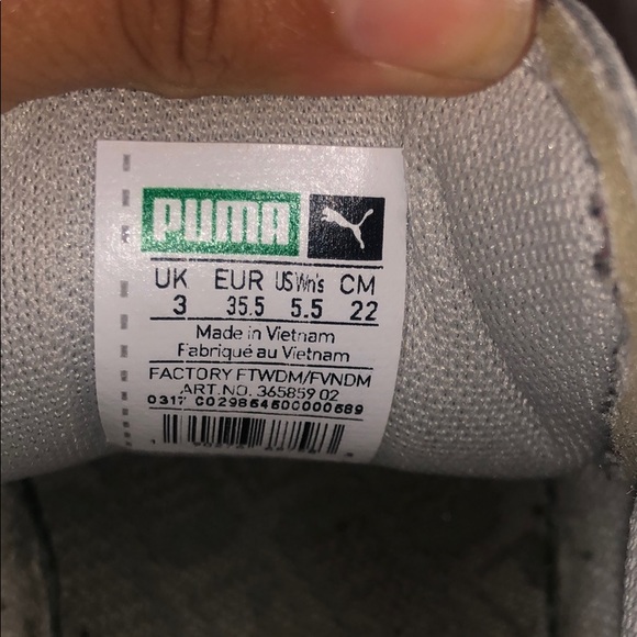 Spiked front suede PUMA sneakers - Picture 5 of 7